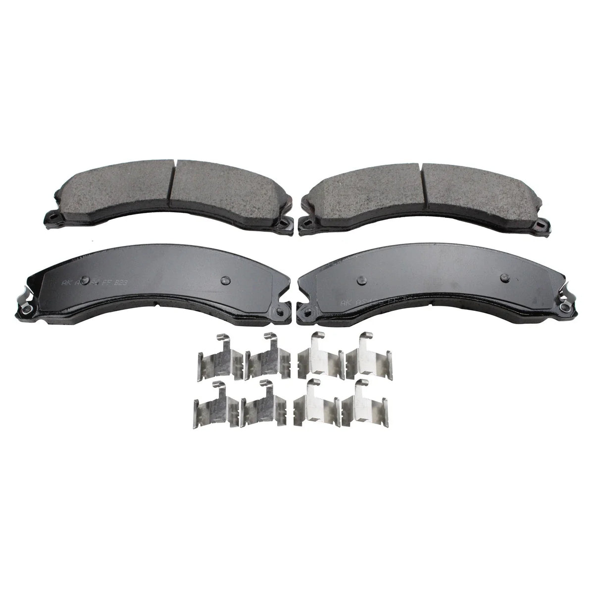 Brake Pads Kit with Akebono ProACT & Rear Rotors for Express 3500 2003-2023