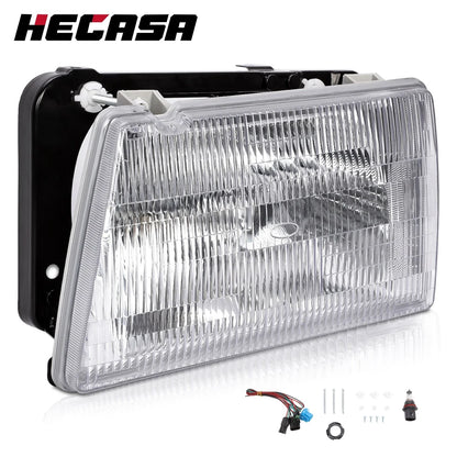 Headlamp with Bulb for Peterbilt 375 385 Driver Side Left