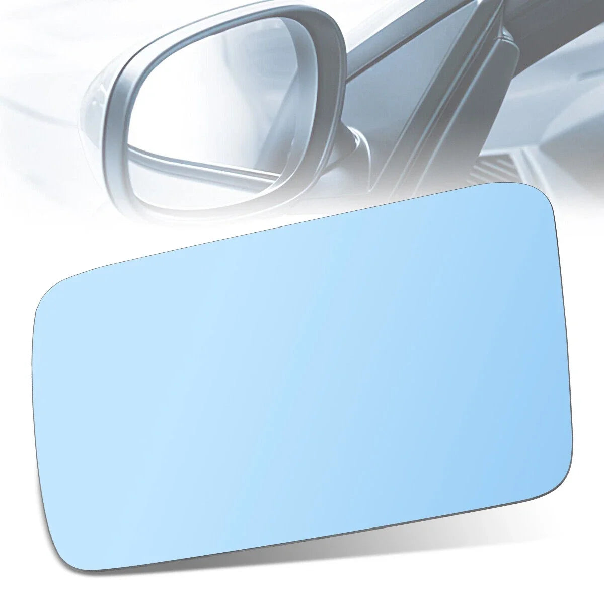 Side Door Mirror Glass for Mercedes-Benz SL320 SL600 (1994–1996) - Flat Lens, Left