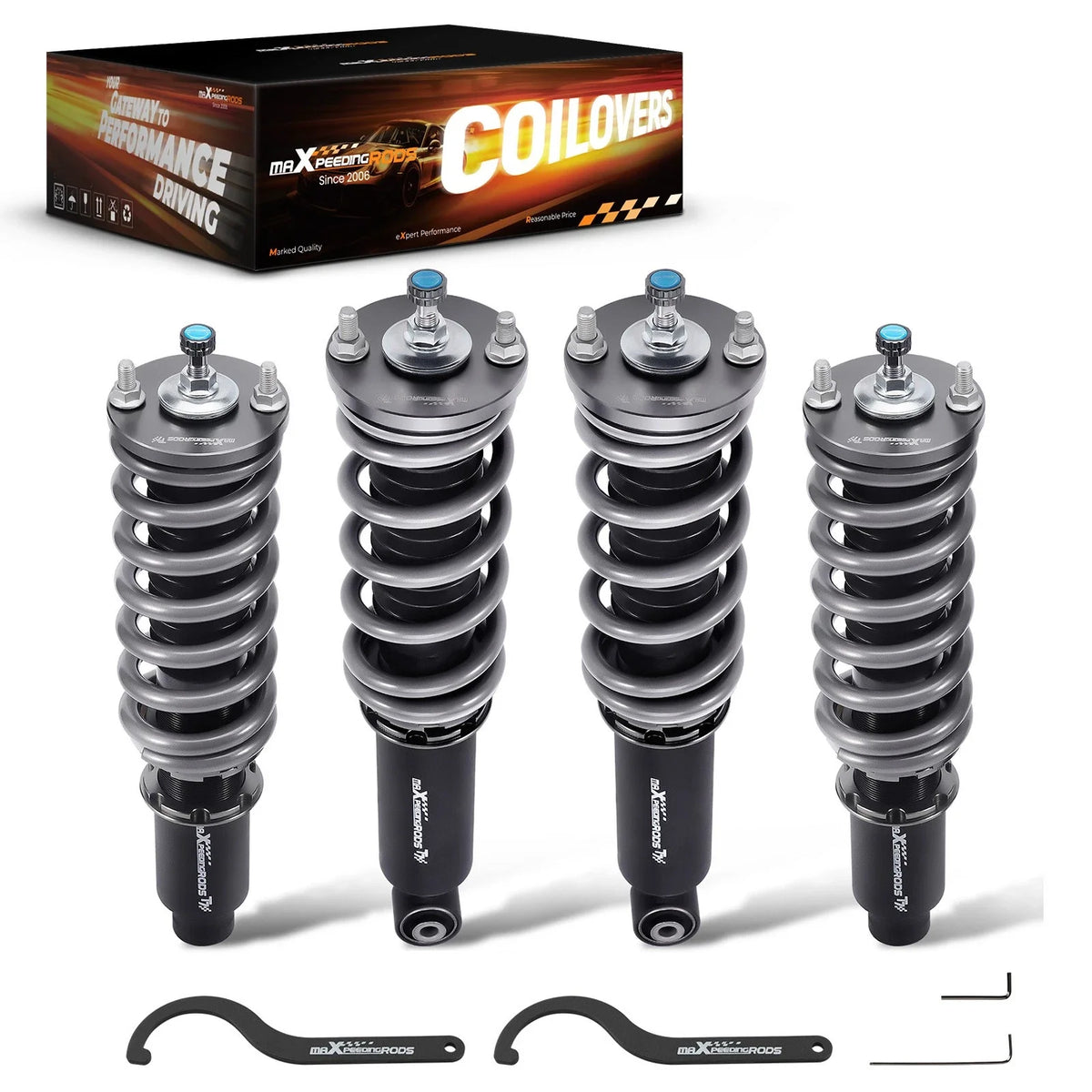 Adjustable Coilovers Suspension Kit for Honda CR-V (1997–2001)