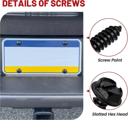 Tag Holder License Plate Frame Bracket - Stainless Steel