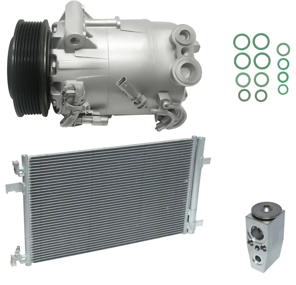 A/C Compressor Kit with Condenser for Buick LaCrosse 2.4L (2013–2016)