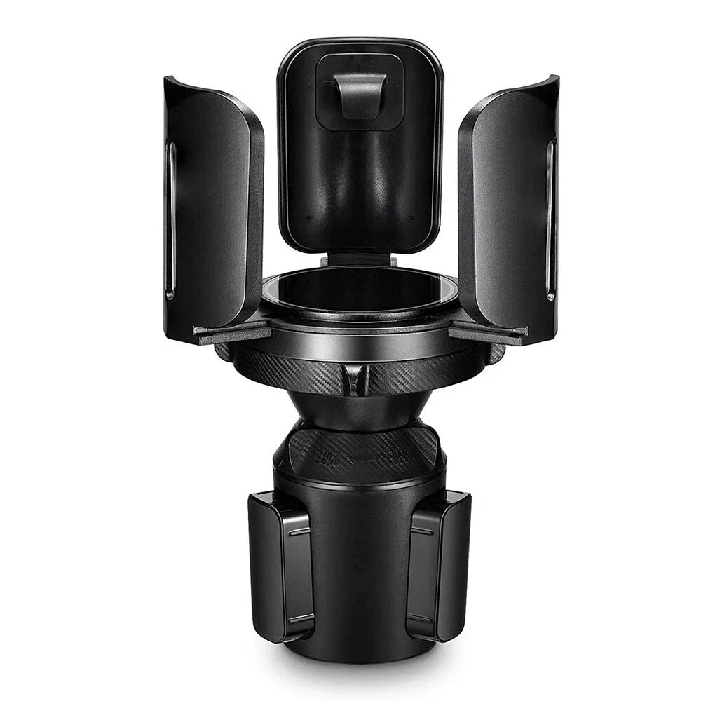 Cup Holder Expander Adapter for Car (Adjustable, Large Bottles, Mug)