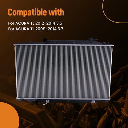 CU13179 Radiator for Acura TL 3.5L/3.7L (2009-2014) with Plastic Tank