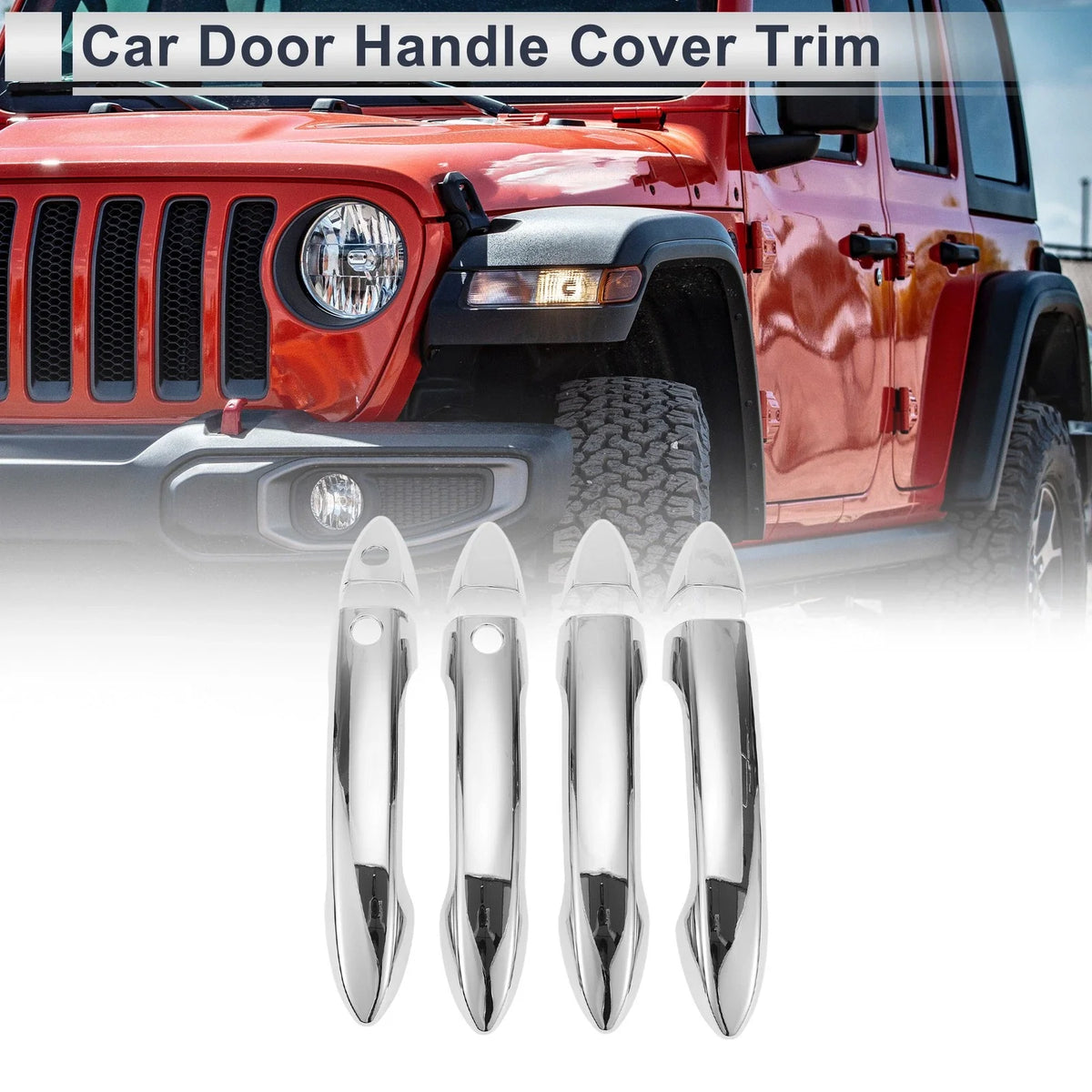 Door Handle Cover for Honda Accord (2018–2023) - Silver Tone