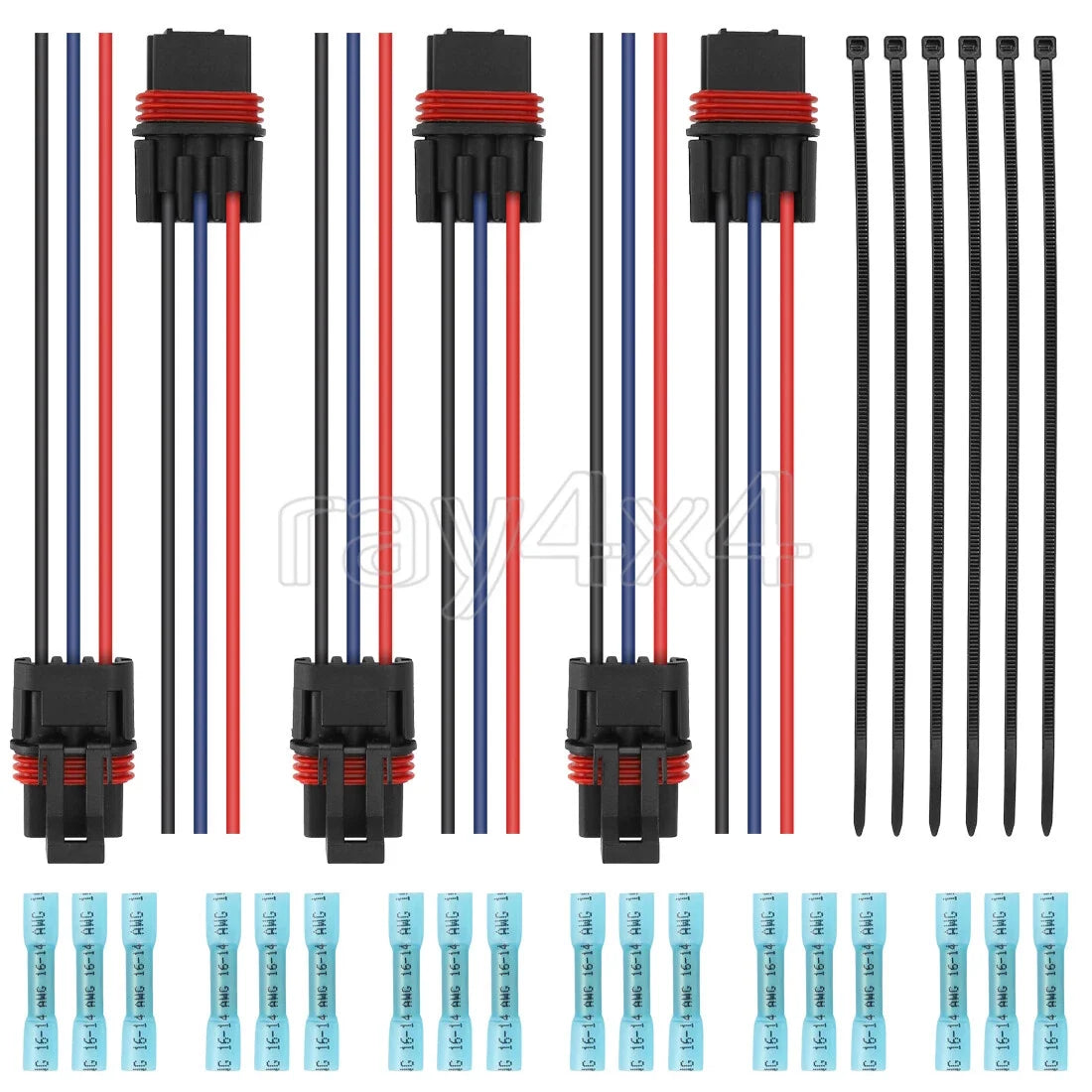 6PCS Pulse Power Connectors for Polaris Ranger 1000 General XP