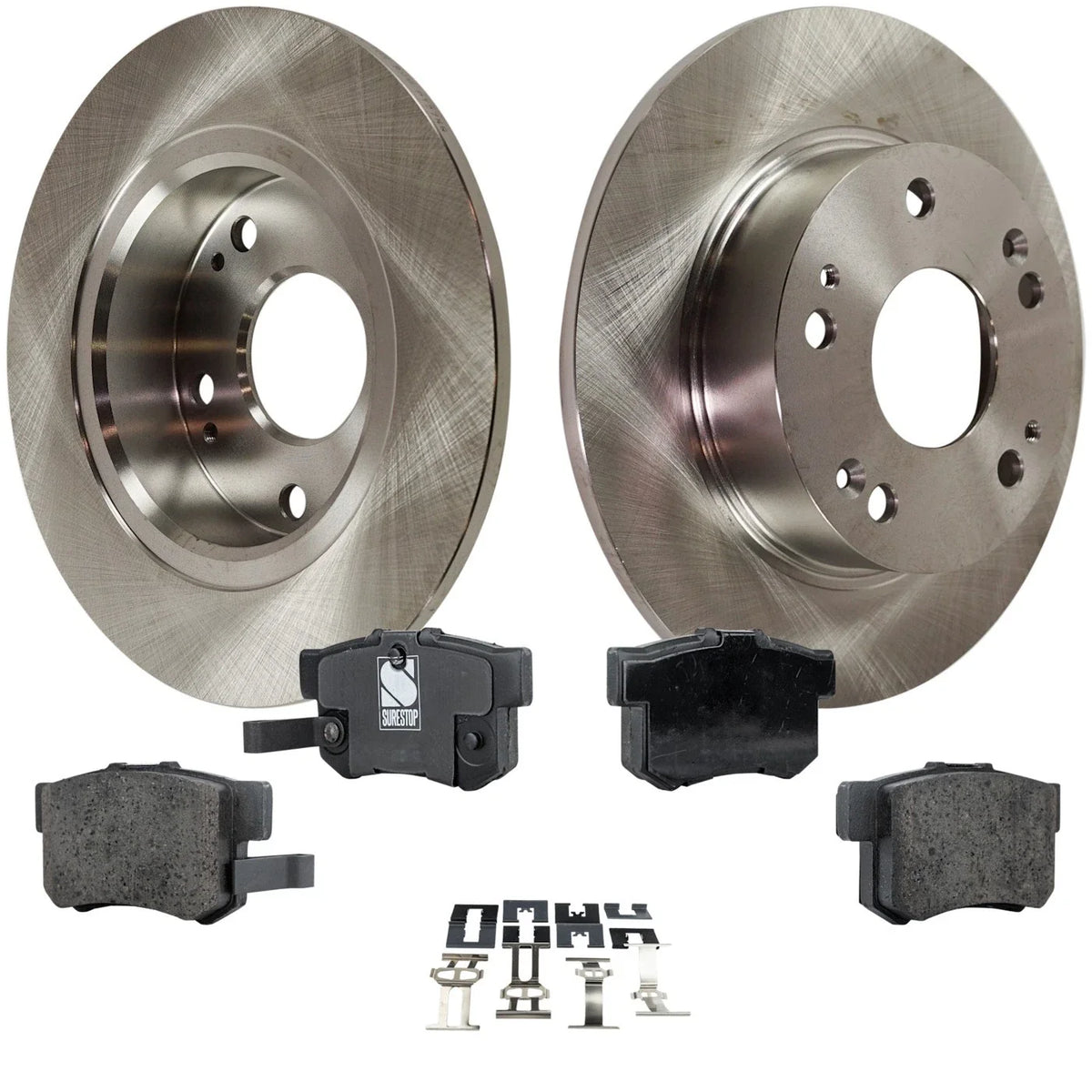 Rear Brake Rotor and Pad Kit for Honda Accord, Acura TSX 2003-2008