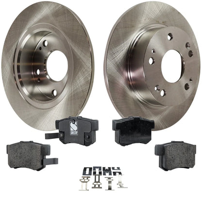 Rear Brake Rotor and Pad Kit for Honda Accord, Acura TSX 2003-2008