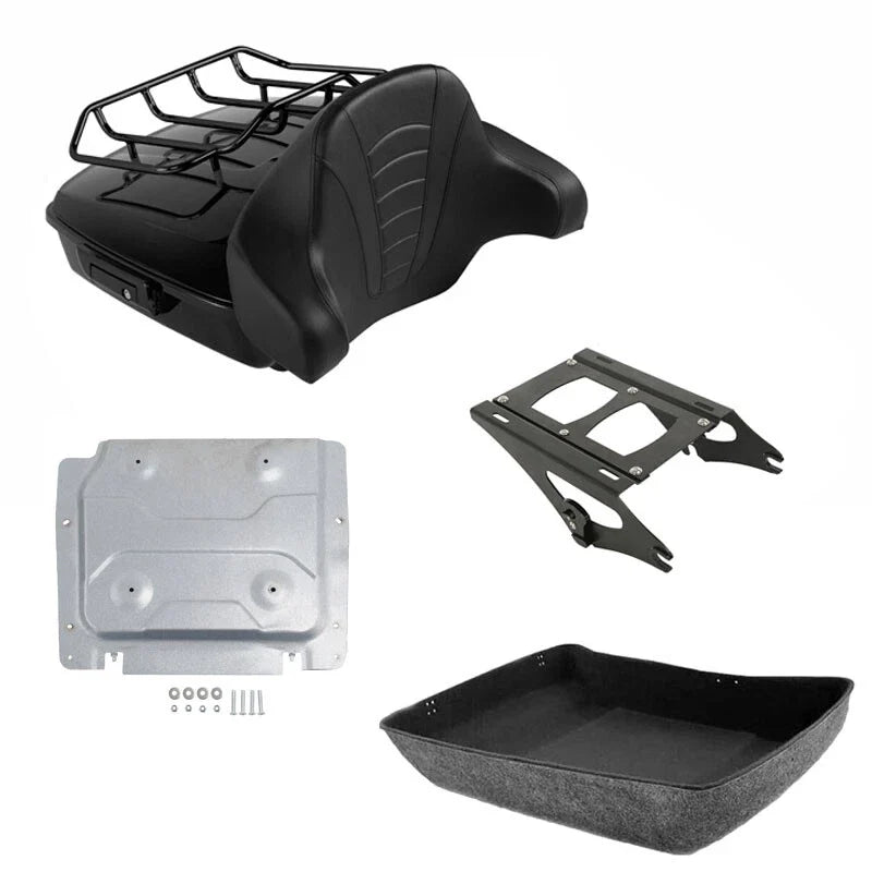 Chopped Backrest Rack Mount Plate for Harley Road Glide 2014-2026