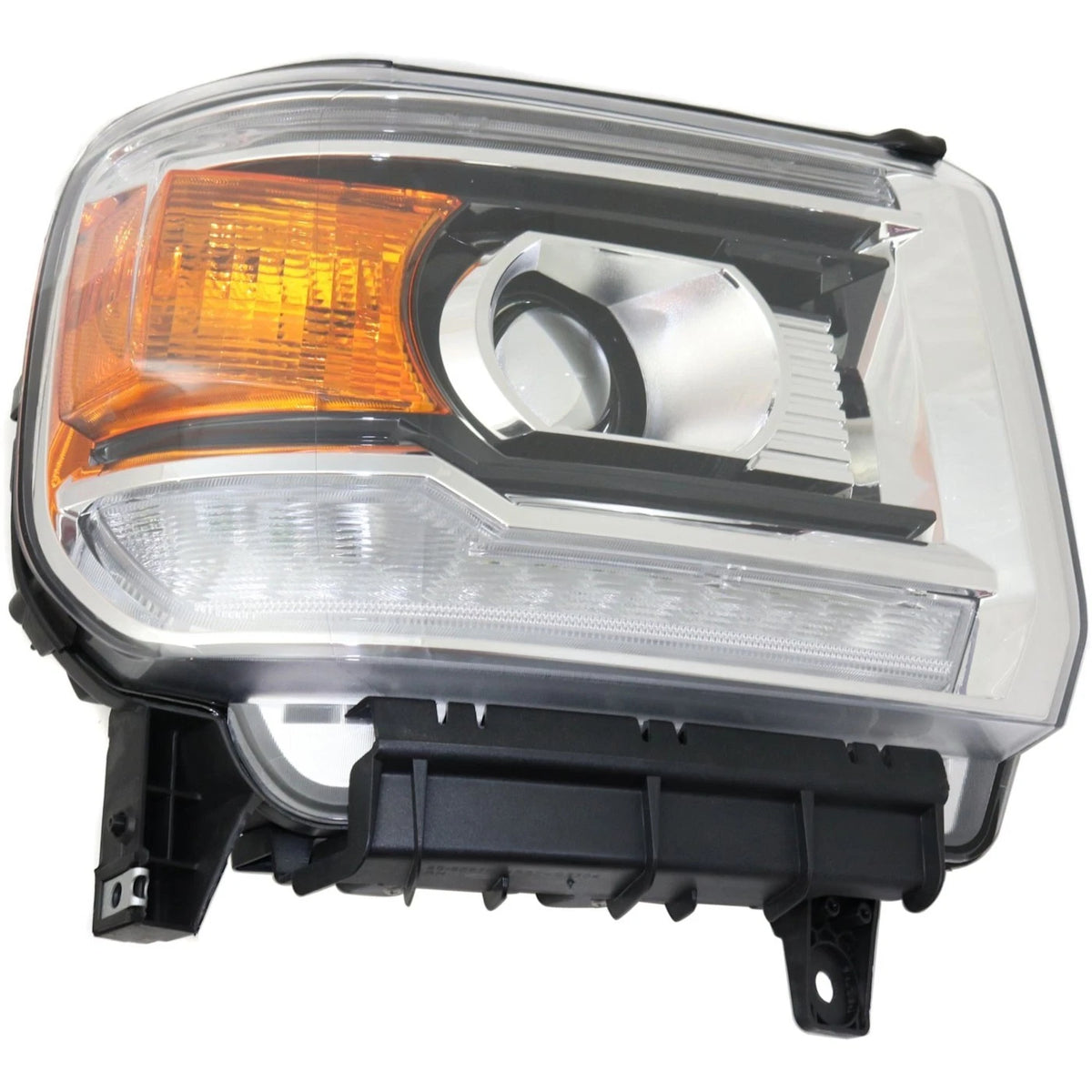 Set of 2 Projector Headlights for GMC Sierra 1500 (2014–2018) Halogen w/ Bulbs