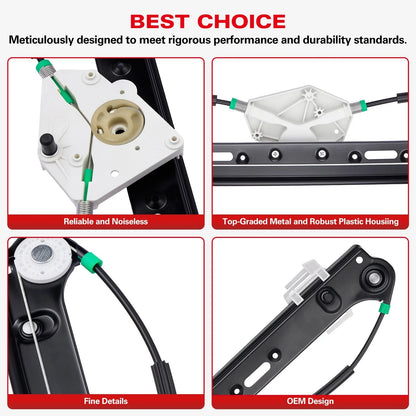 Power Window Regulator for BMW X3 (2004–2010) Rear Right Passenger
