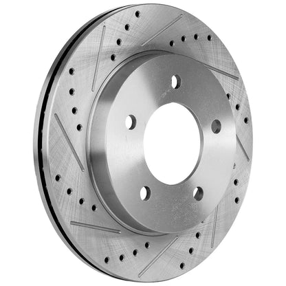 Set of 2 TRW Disc Brake Rotor and Pad Kit for Ford (2004)
