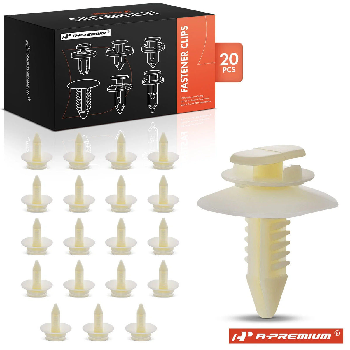 20x Nylon Door Trim Panel Retainers for Buick Cadillac