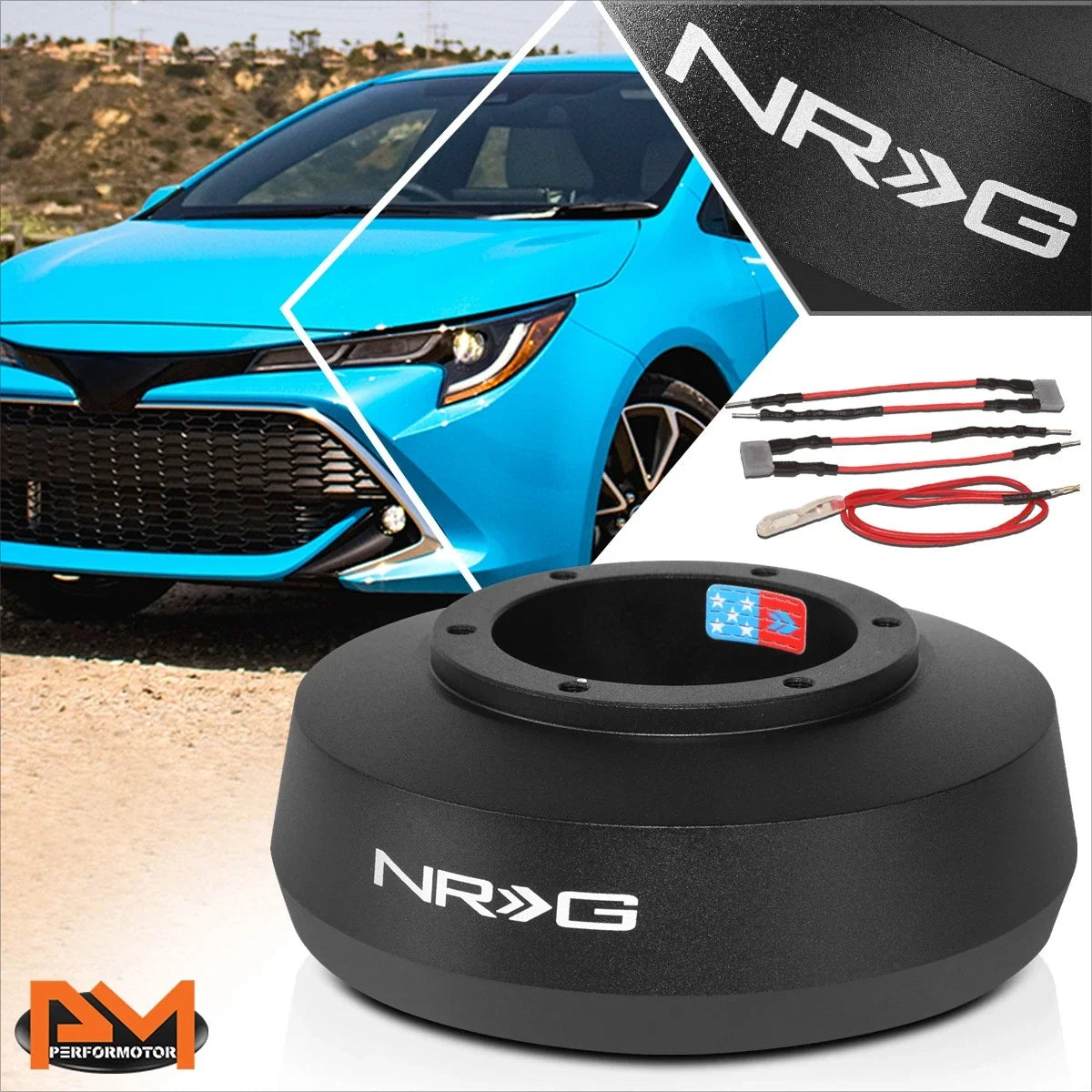 Steering Wheel Hub Adapter NRG SRK-126H for Toyota Corolla (2019-2023)