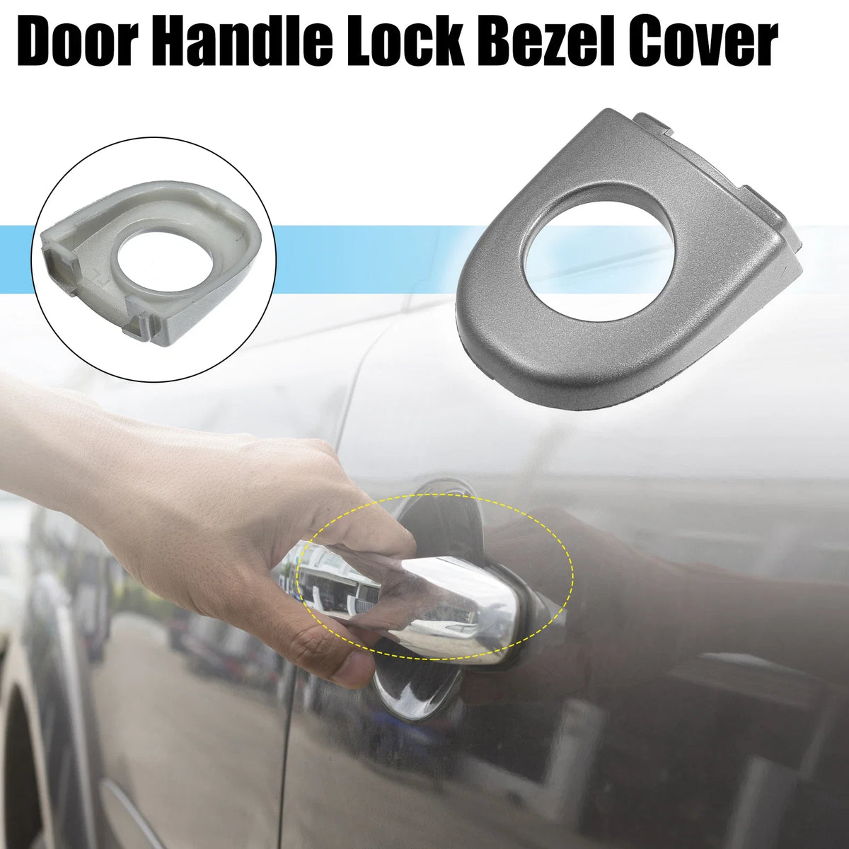 Front Left Door Handle Lock Cover Cap for Volkswagen Jetta (2011–2018)