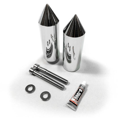 Chrome Spike Frame Slider Protector for YZF 600R (1996-2007)