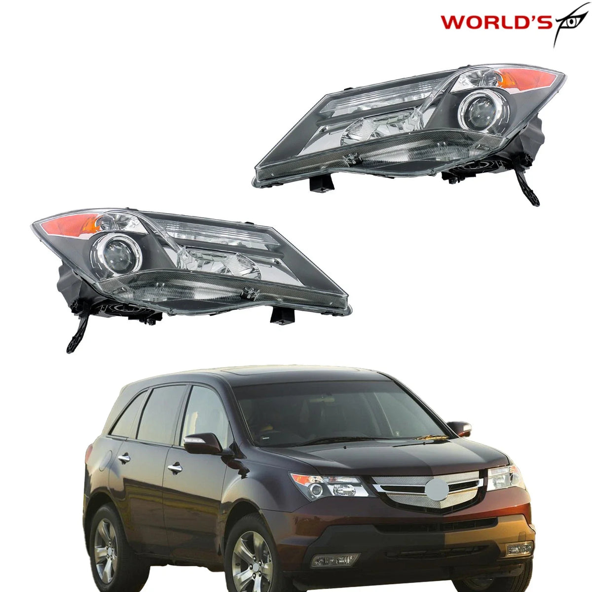 HID Headlight Assembly Projector Pair for Acura MDX (2007–2009)