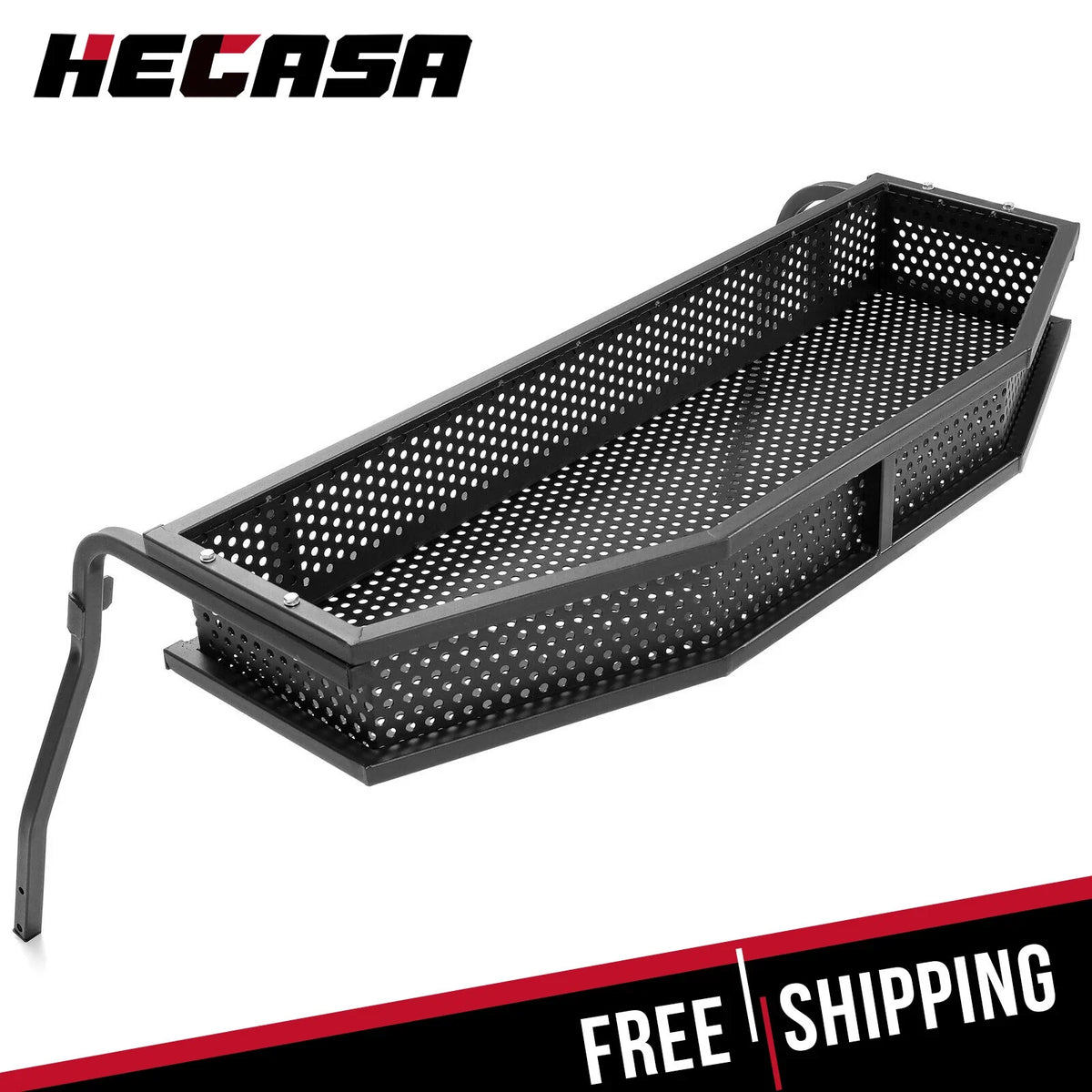 Clay Cargo Basket - Black Front for Club Car Precedent (2004–Present)