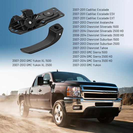 Pair Inside Door Handles for Chevy Silverado GMC Sierra 1500 (2007–2013)