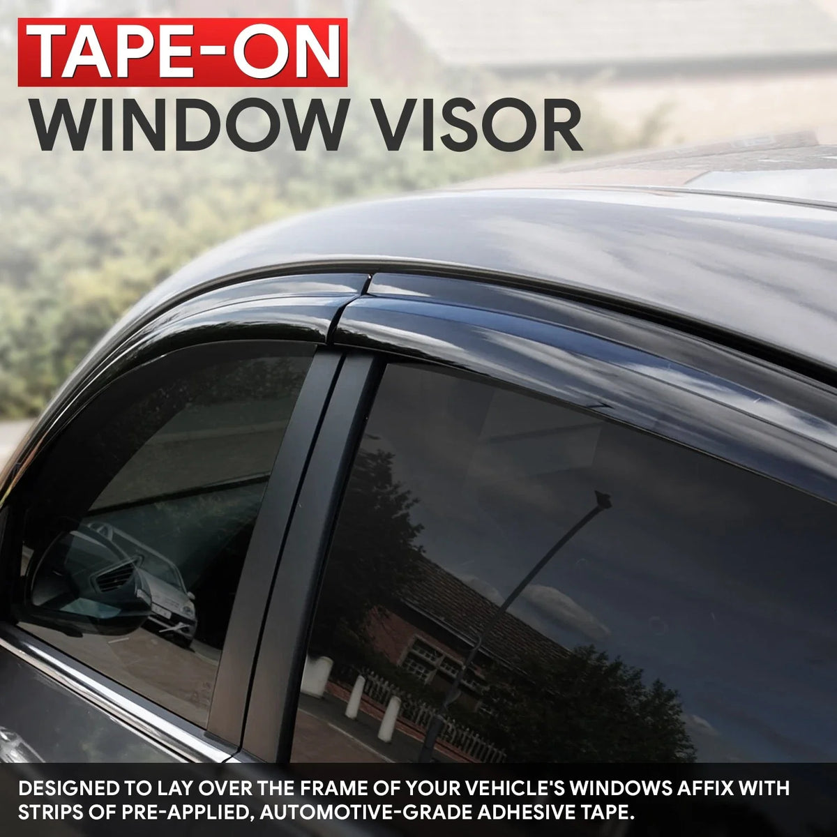 Smoke Tint Window Visor for Chevy Malibu (2013–2015)