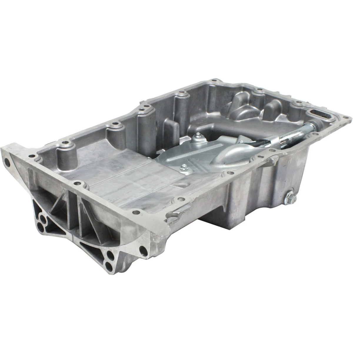 Oil Pan for Chevrolet Equinox GMC Terrain (2010–2017) Aluminum, Includes Drain Plug