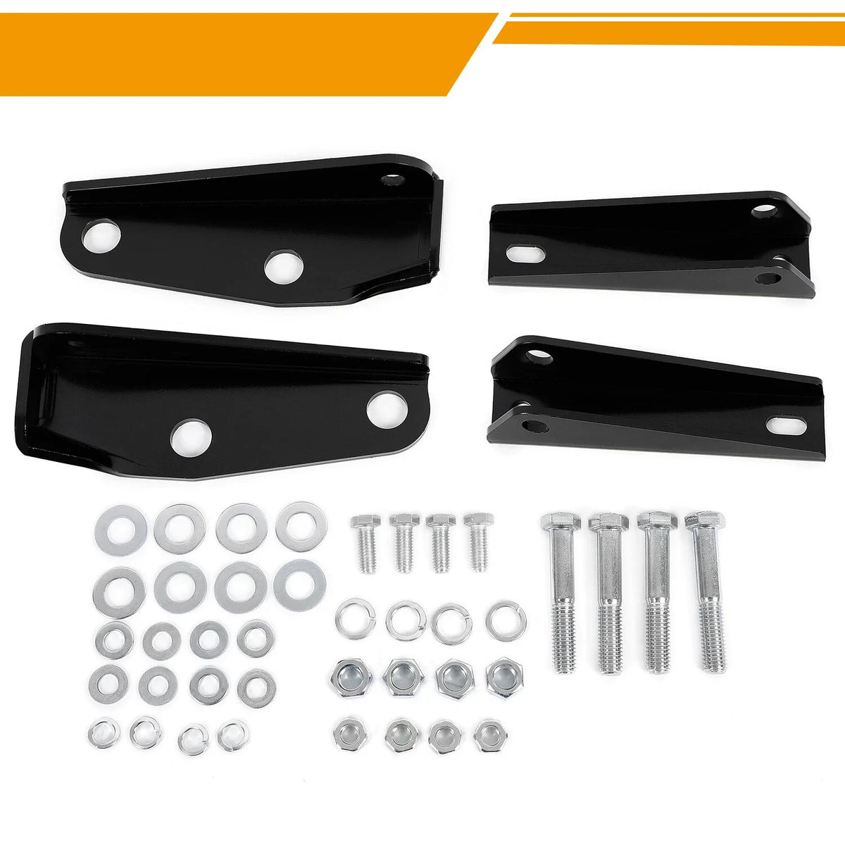 Rear Shock Relocation Brackets Kit for Chevy C10 C20 GMC C15 (1963–1972)