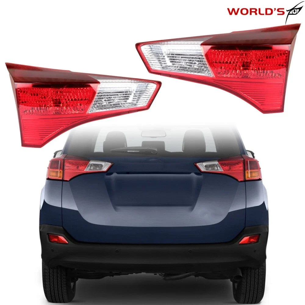 Set of 2 Halogen Inner Tail Lights for Toyota RAV4 (2013–2015)