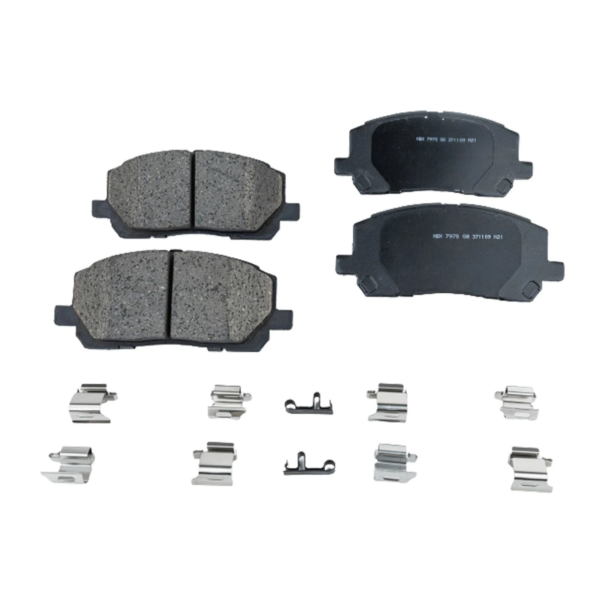 Brake Pad Set for Toyota Highlander (2004–2007) Front & Rear 4-Wheel FWD