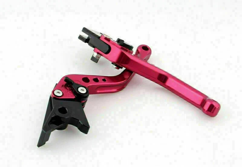 Short Red T9 Brake Clutch Levers for Honda CBR929RR 2000-2001