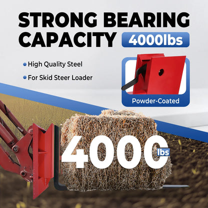 Bobtach Quick Attach Plate Conversion Adapter for Skid Steer 4000LBS