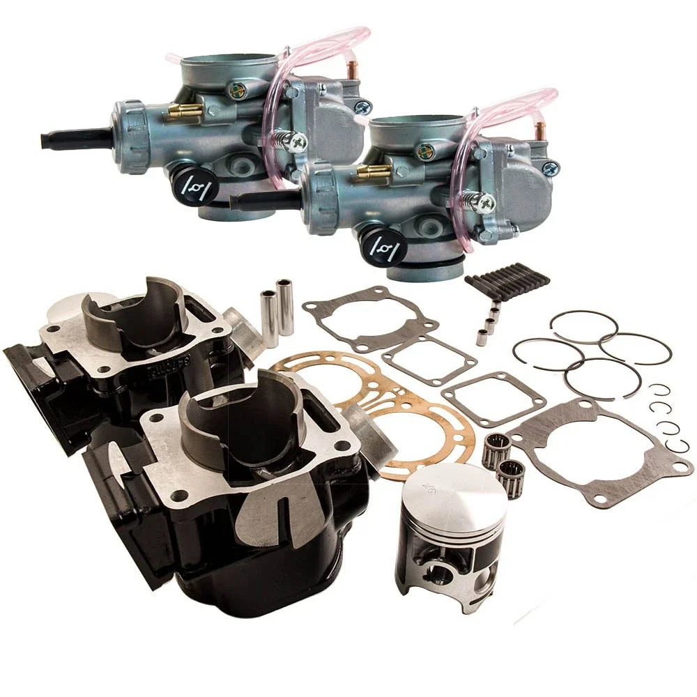 Top End Kit & 2 Carburetors for Yamaha Banshee 350 (1987–2006)