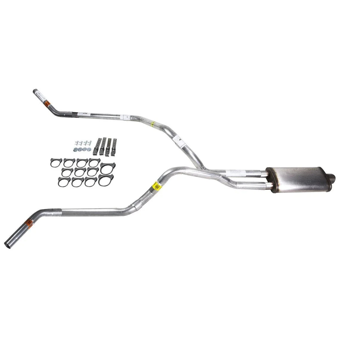 Dual Exhaust 2.5" Stainless Muffler for S10/S15 (1995–2001) Corner Exit