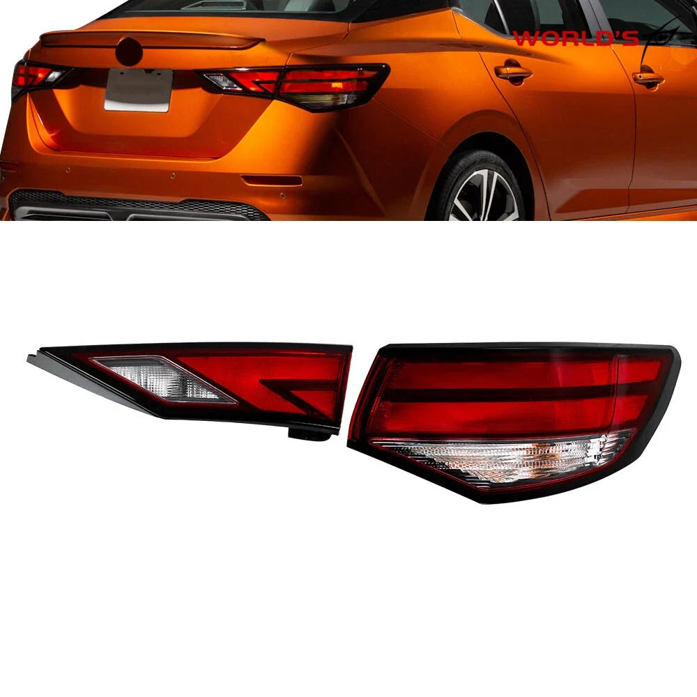 Passenger Side Tail Light for Nissan Sentra (2021–2023) Red Lamp