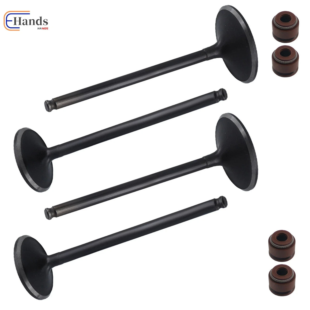 Exhaust and Intake Valves Set with Seals for Kawasaki KX250F 2004-2016