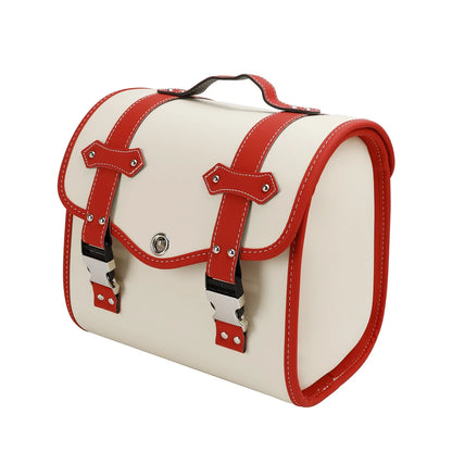 Motorbike Quick Release Side Tool Bag - Saddlebag (White)
