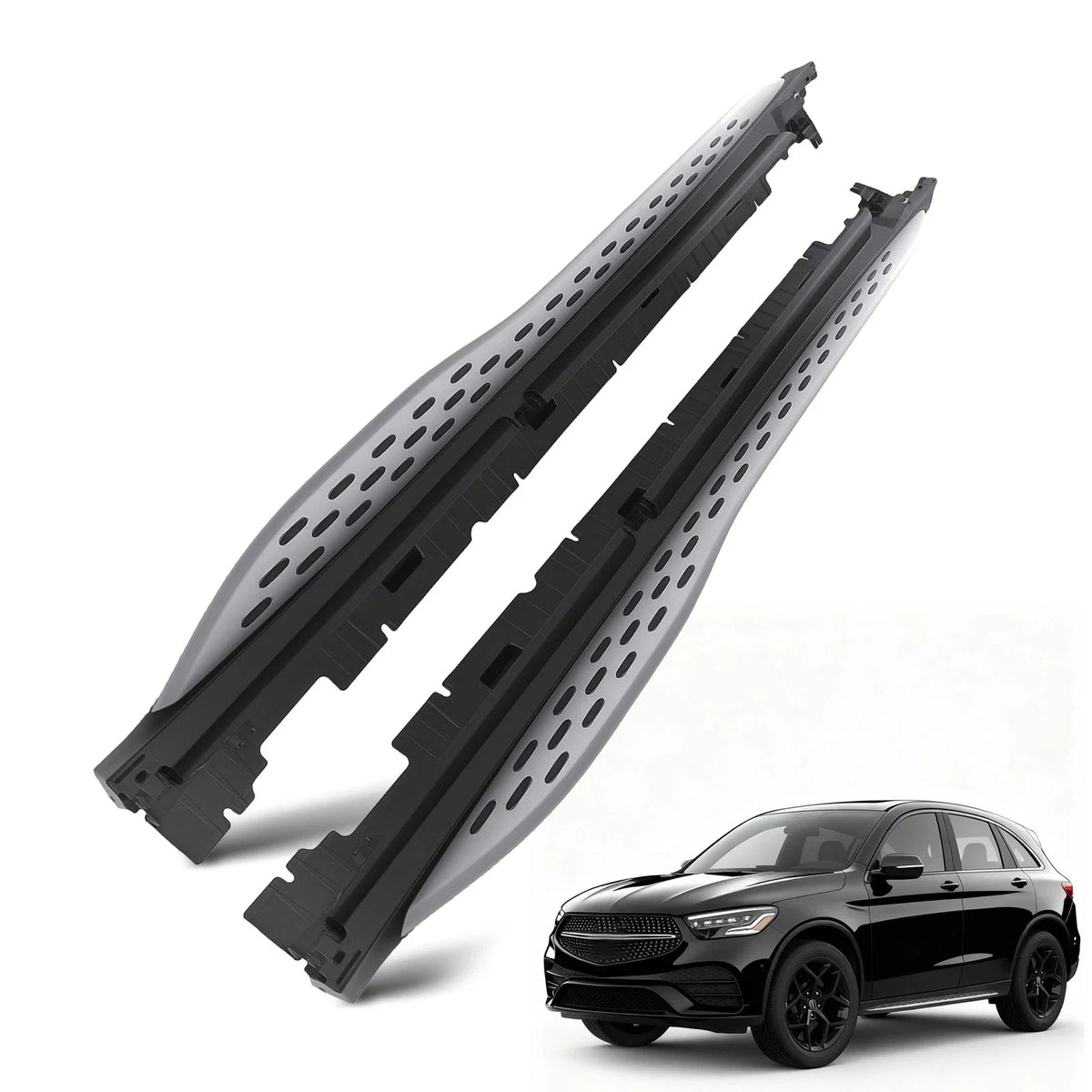 Aluminum Side Step Bars for Mercedes GLC300 (2022–2026)