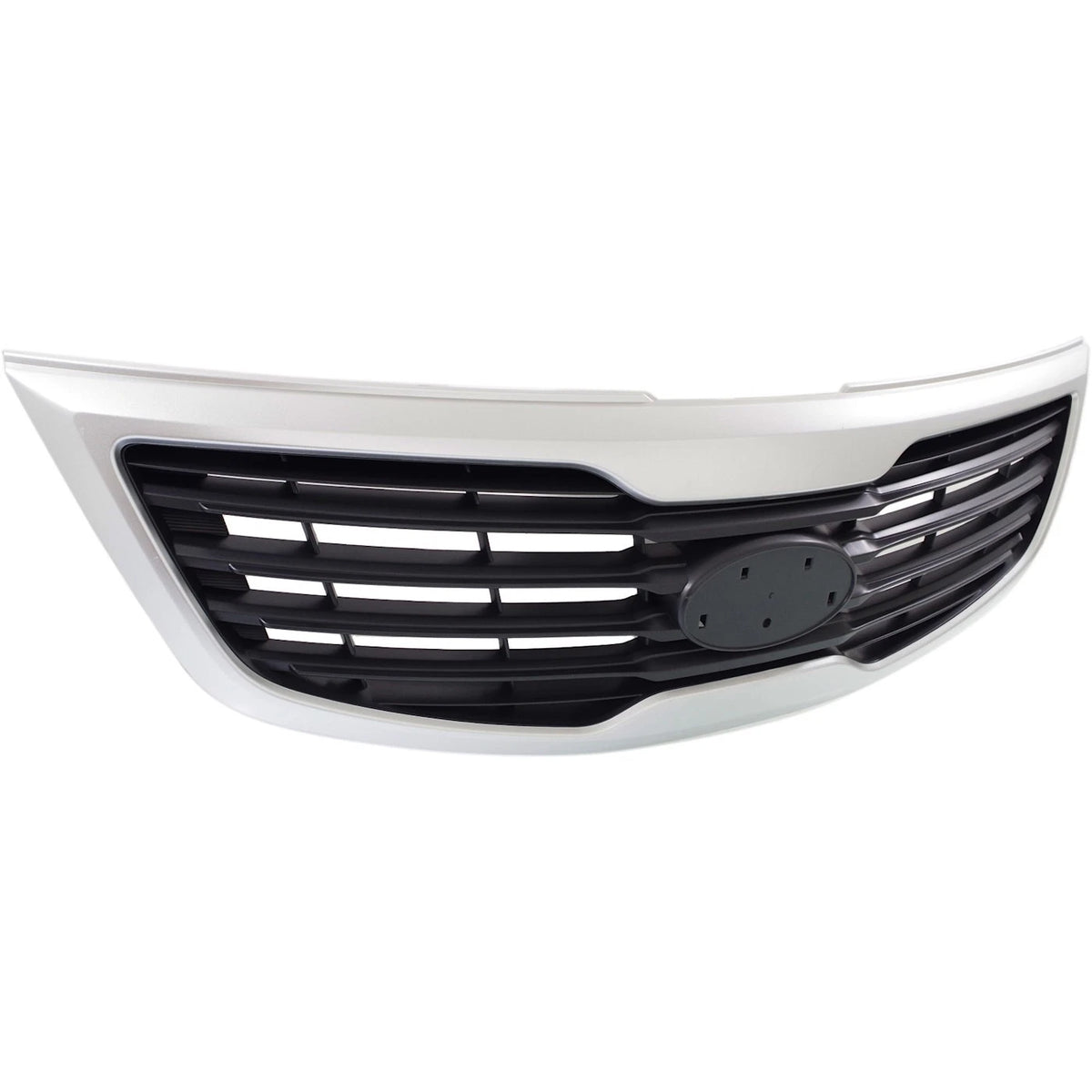 Grille for Kia Sportage (2011–2012) Silver Shell Black Insert