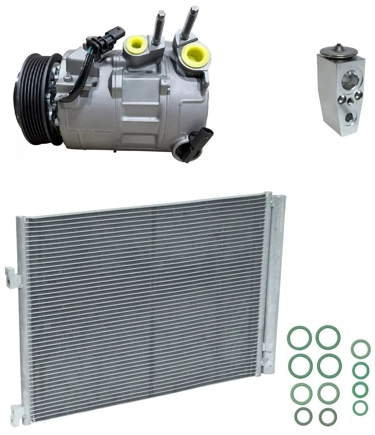 A C Compressor Kit With Condenser for Cadillac CT6 3.6L (2017–2017)