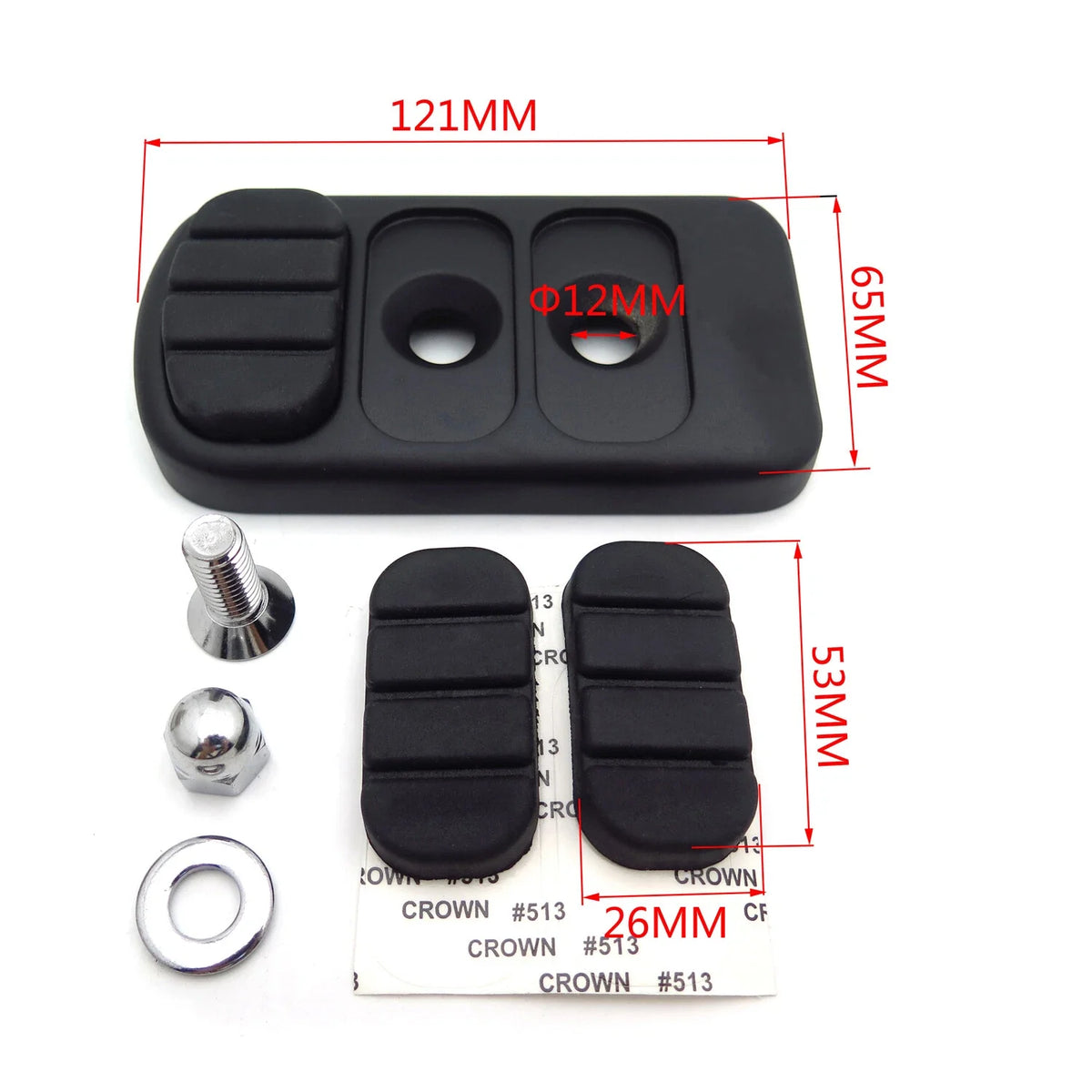 Foot Pegs for Kawasaki Vulcan, Suzuki Boulevard, Yamaha