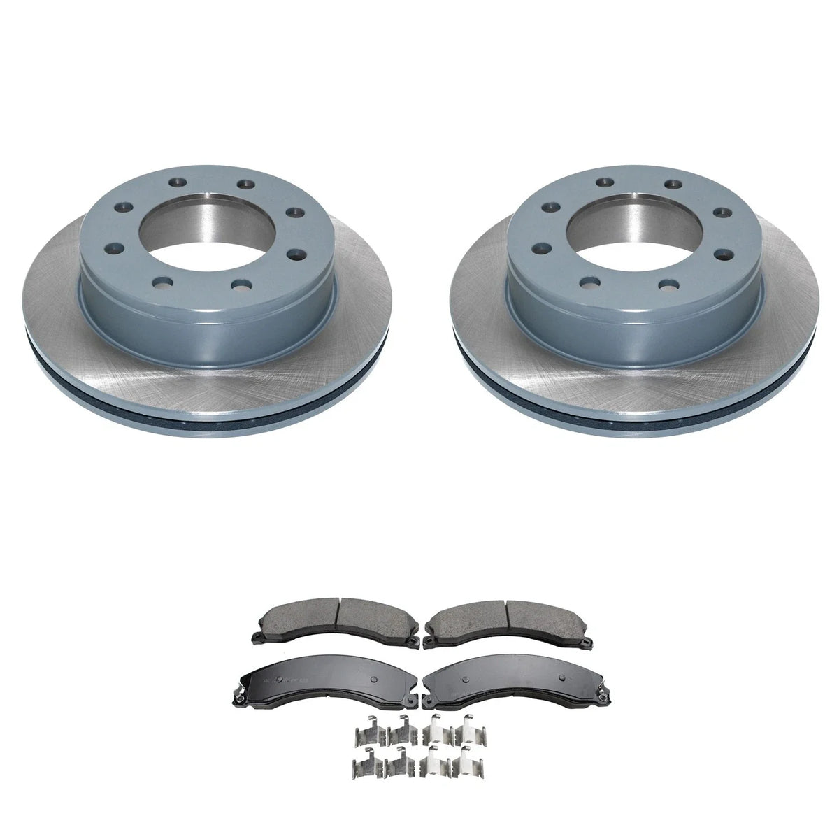 Brake Pads Kit with Akebono ProACT & Rear Rotors for Express 3500 2003-2023
