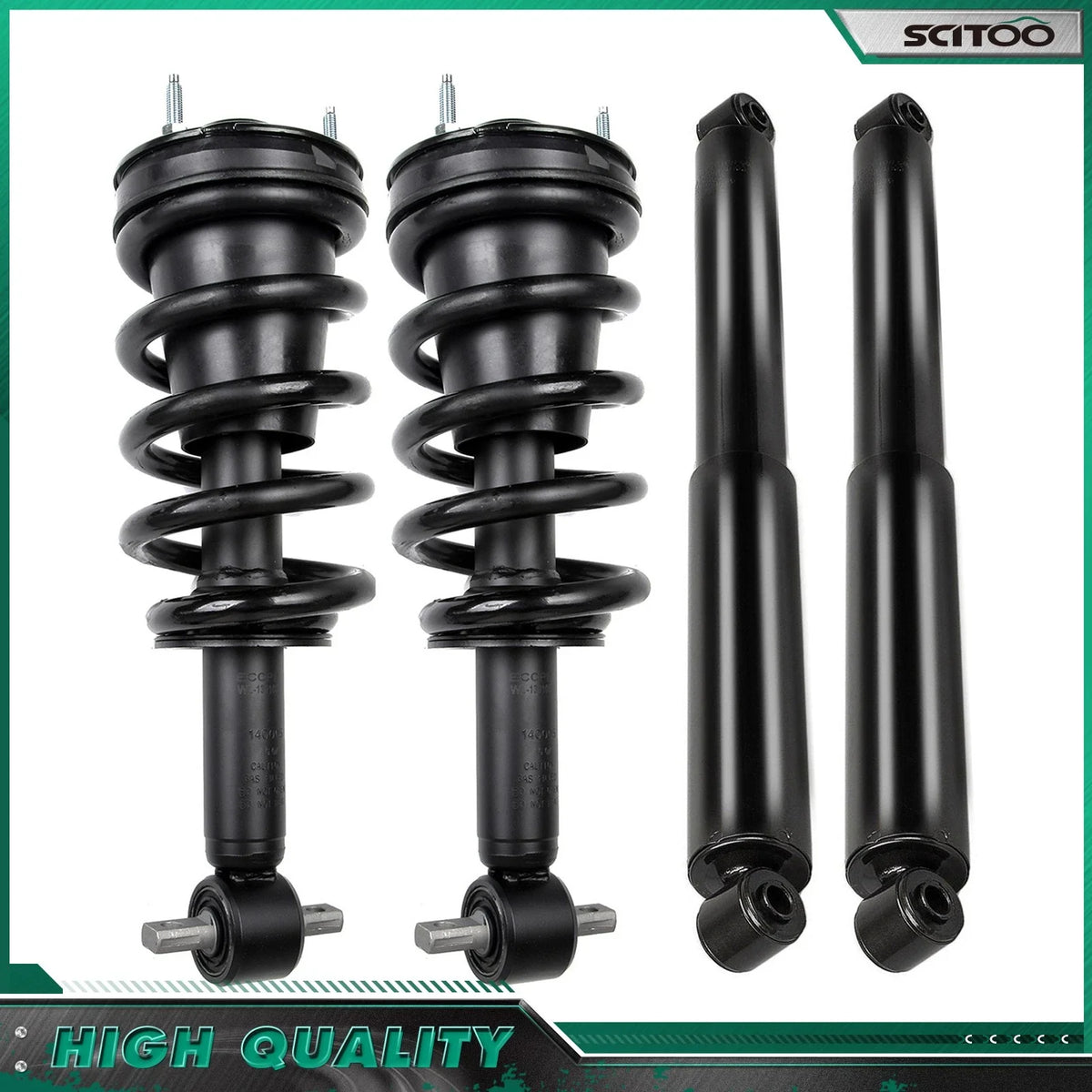Rear Shocks & Front Complete Struts for 2007-2013 GMC Sierra 1500