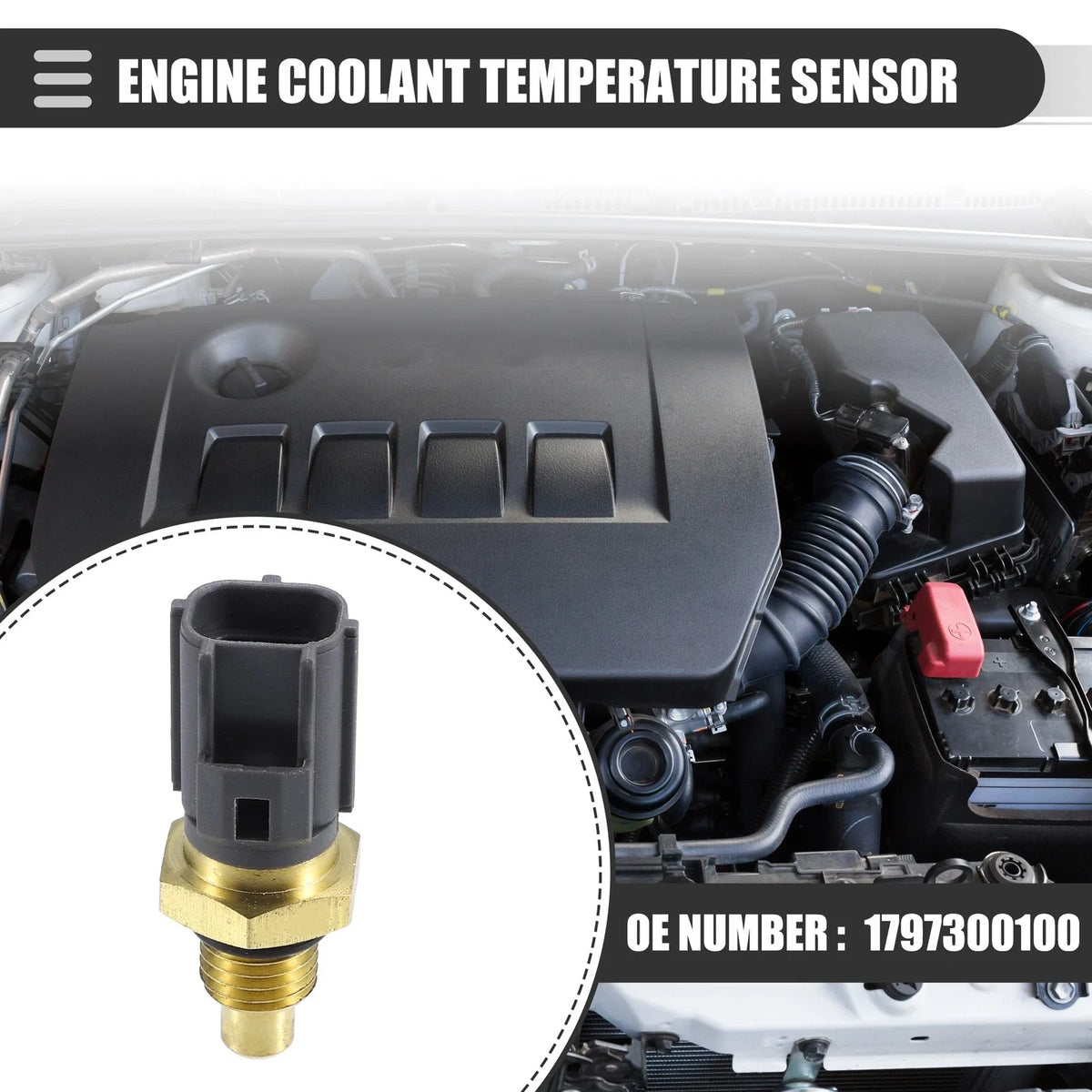 Coolant Temperature Sensor for Mazda CX-5 (2012–2017) No. 1797300100