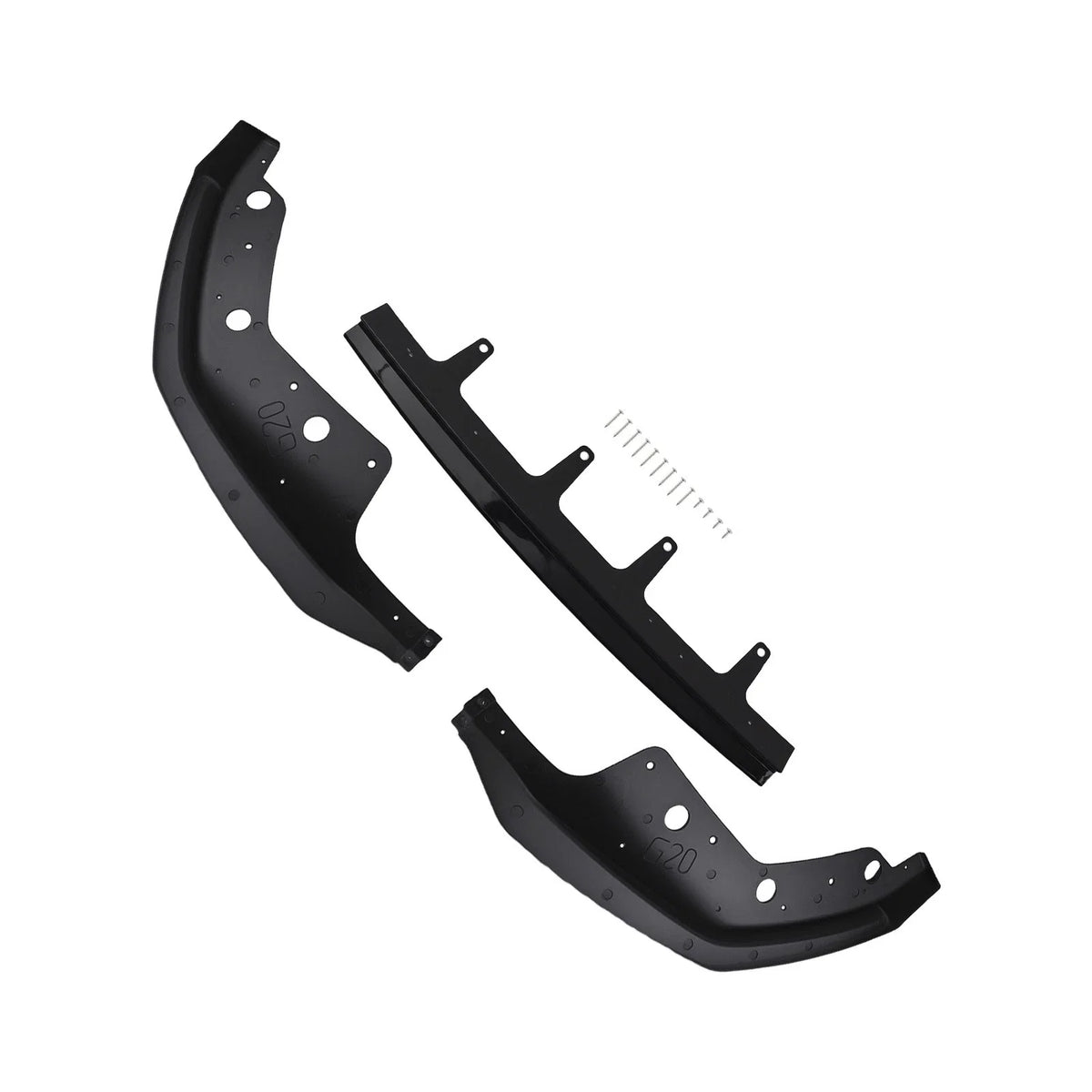 3PC Front Aero Kit Extension for BMW G20 330i M340i (2019–2022) Black