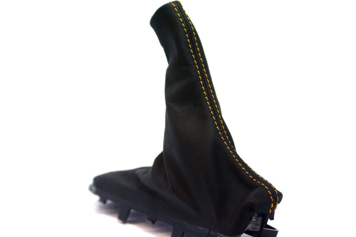 E Brake Boot for Ford Mustang (2015–2019) Yellow Stitch
