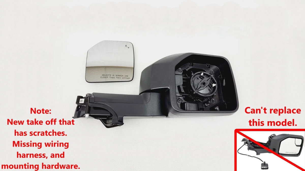 Right Side Mirror with Blind Spot for Ford Bronco (2021-2025)