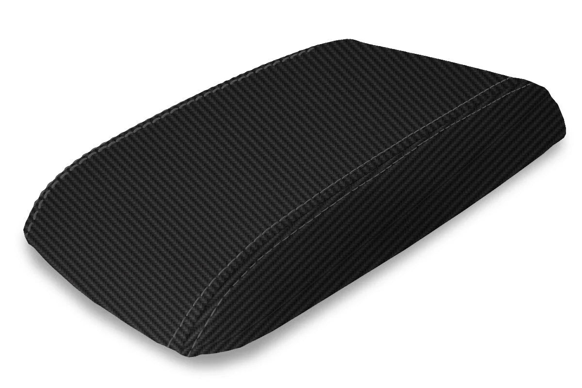 Carbon Fiber Console Lid Armrest Cover for Ford Mustang (1987–1993)
