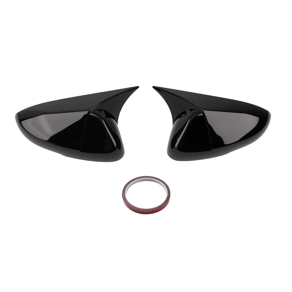 Mirror Shell Covers L+R for Honda Accord 2023 - Black ABS