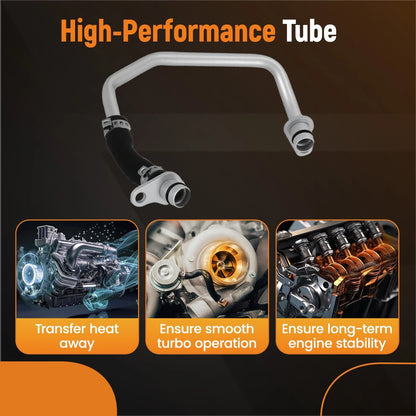Turbocharger Coolant Return Hose for BMW 335i 135i M235i 535i (2011–2019)