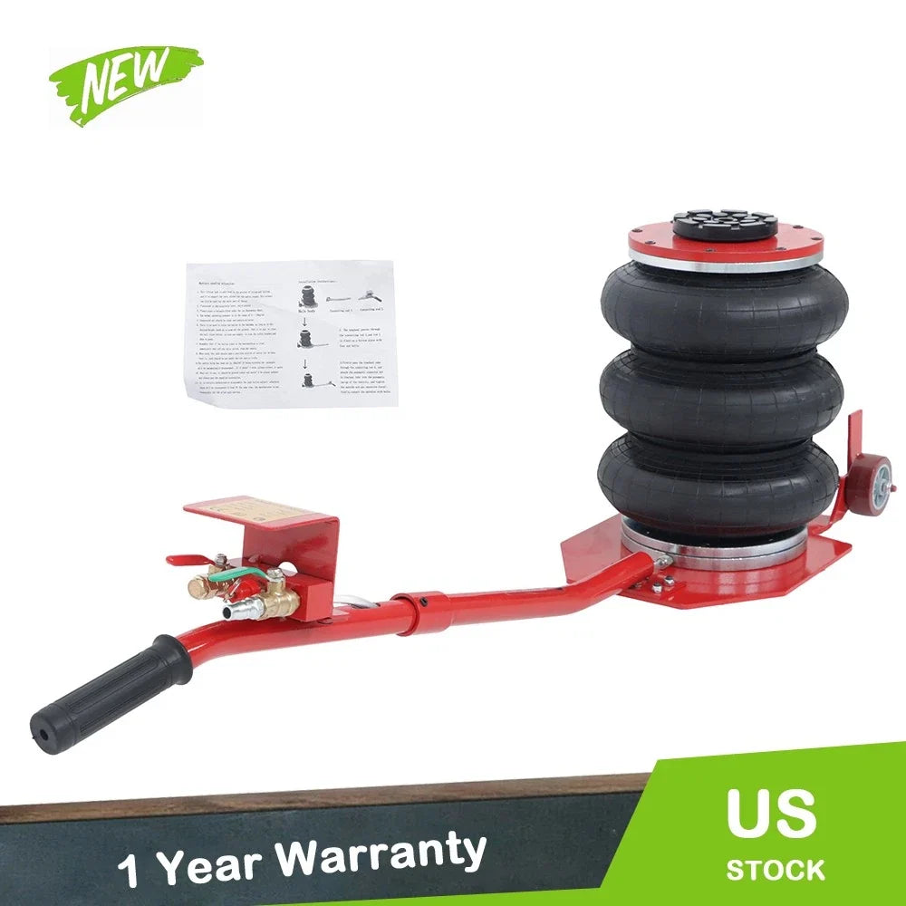 3 Ton Triple Bag Air Jack - 6600lbs Capacity for SUVs