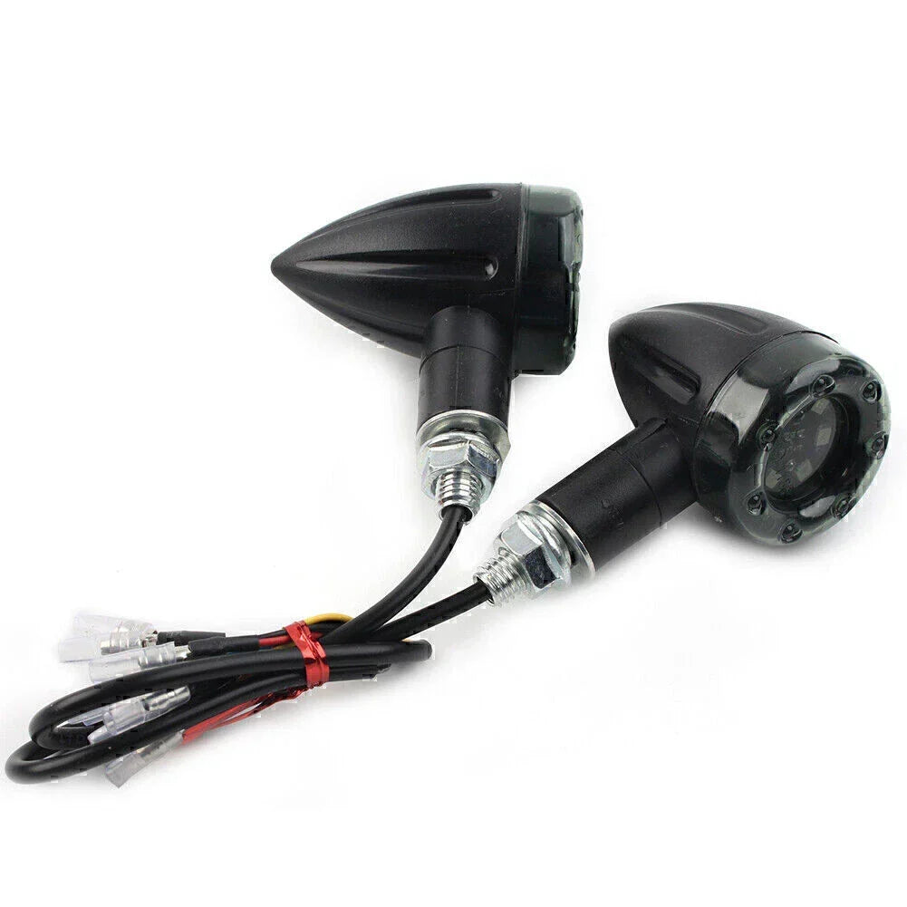 LED Turn Signal Tail Lights - Brake Blinker for Harley Honda